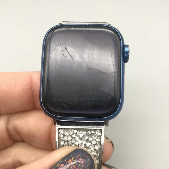 APPLE WATCH SERIES 7 Blue 41mm UNTESTED LOCKED PARTS ONLY